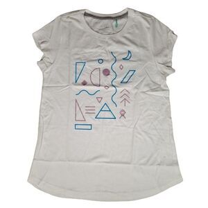 Hydro Flask Women's White Shape Up T-Shirt Sz L